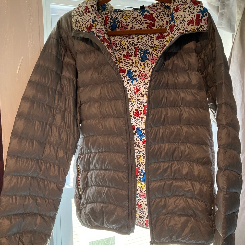 Uniqlo Keith Haring Puffer Jacket